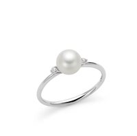 Anello Miluna Donna in Oro bianco Perla PLI1666/16 - PLI1666/16